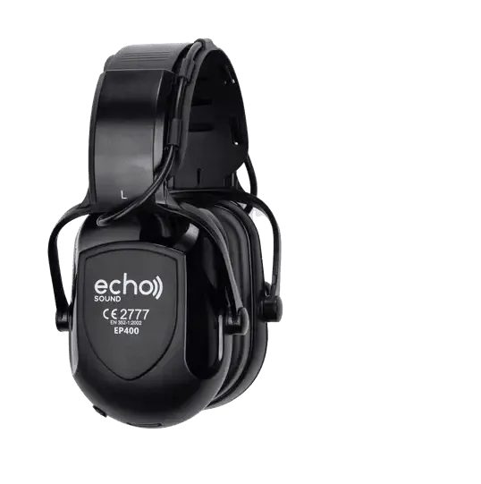 29db Black rechargeable Echo Bluetooth earmuff headphones