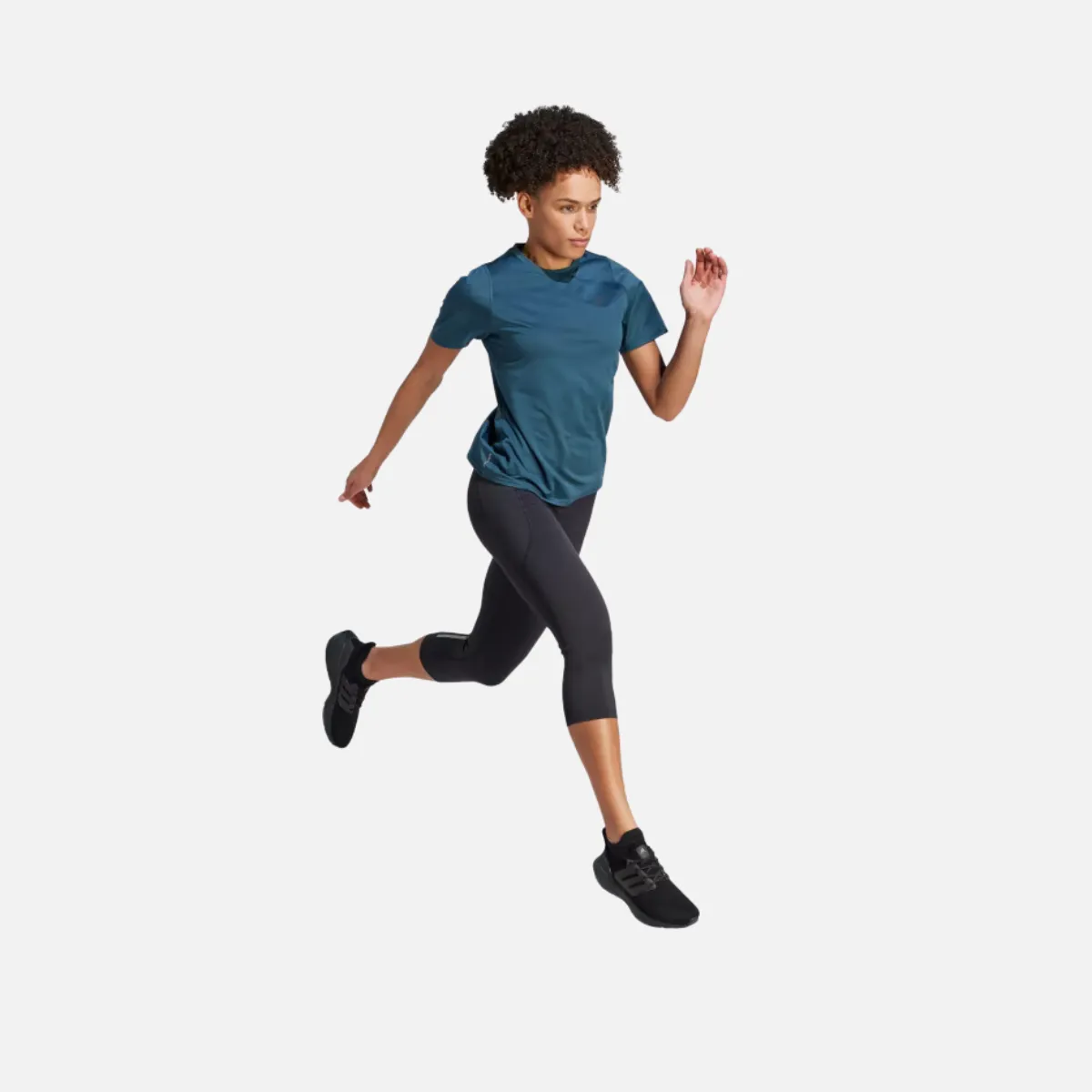 Adidas Run Icons Women's Running T-shirt -Arctic Night