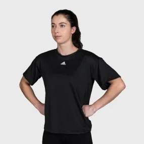 ADIDAS - Women's Training 3-Stripes AEROREADY Tee - BLACK