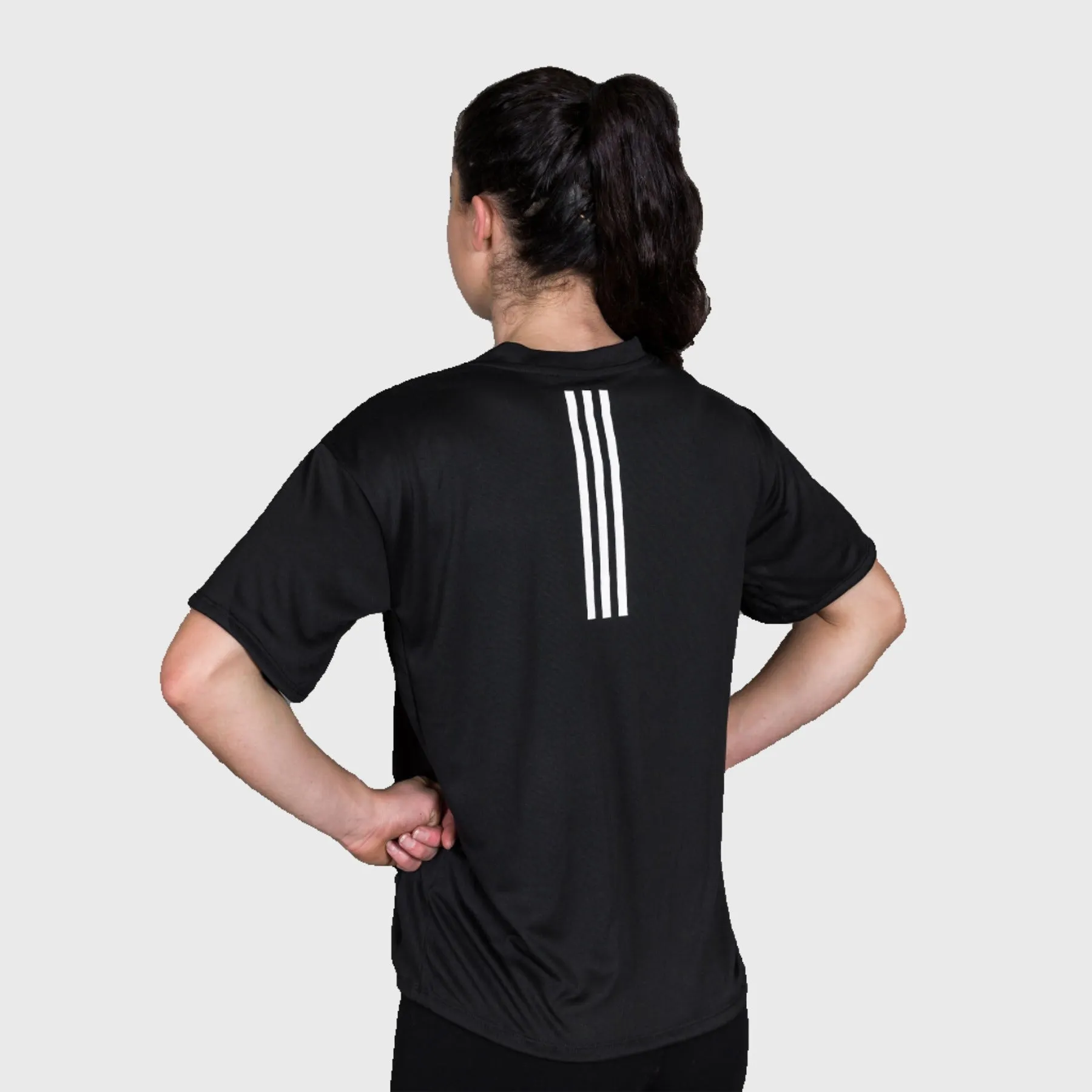 ADIDAS - Women's Training 3-Stripes AEROREADY Tee - BLACK