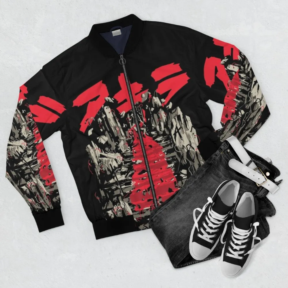 Akira Retro Bomber Jacket - Vintage Anime Apparel