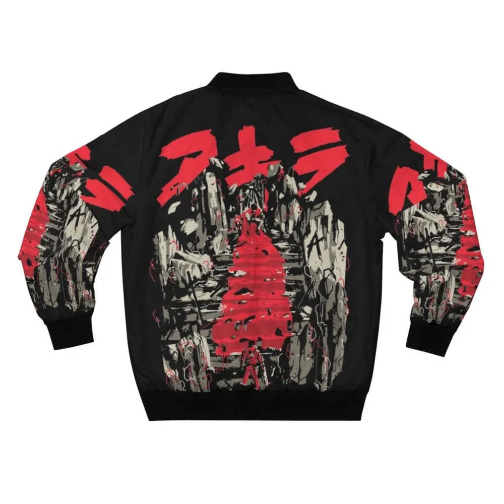 Akira Retro Bomber Jacket - Vintage Anime Apparel