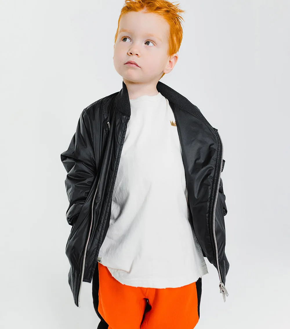 asymmetrical puffy jacket