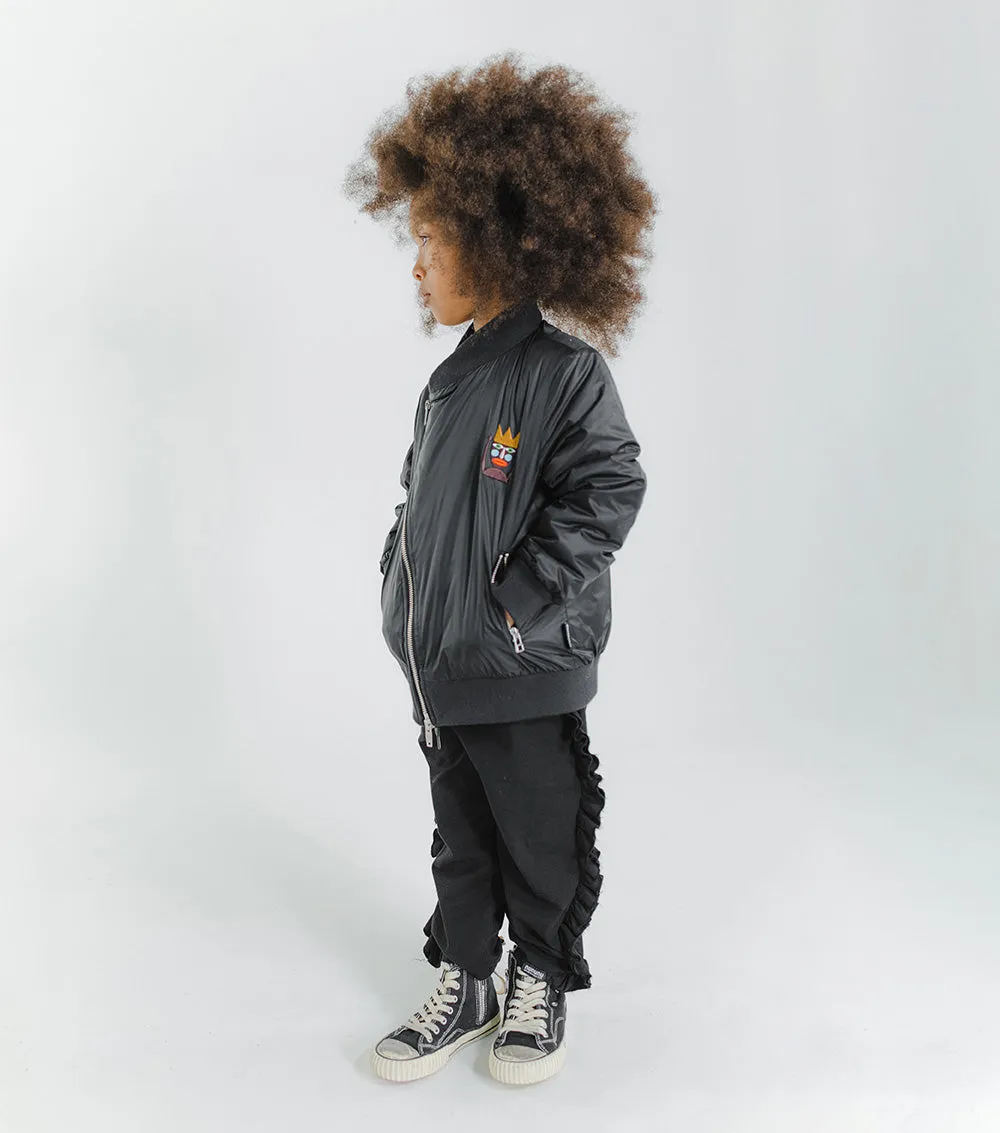asymmetrical puffy jacket