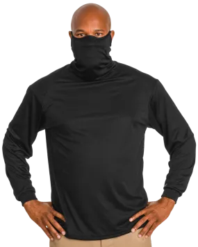 Badger Men's 2B1 Long-Sleeve Performance Tee with Mask