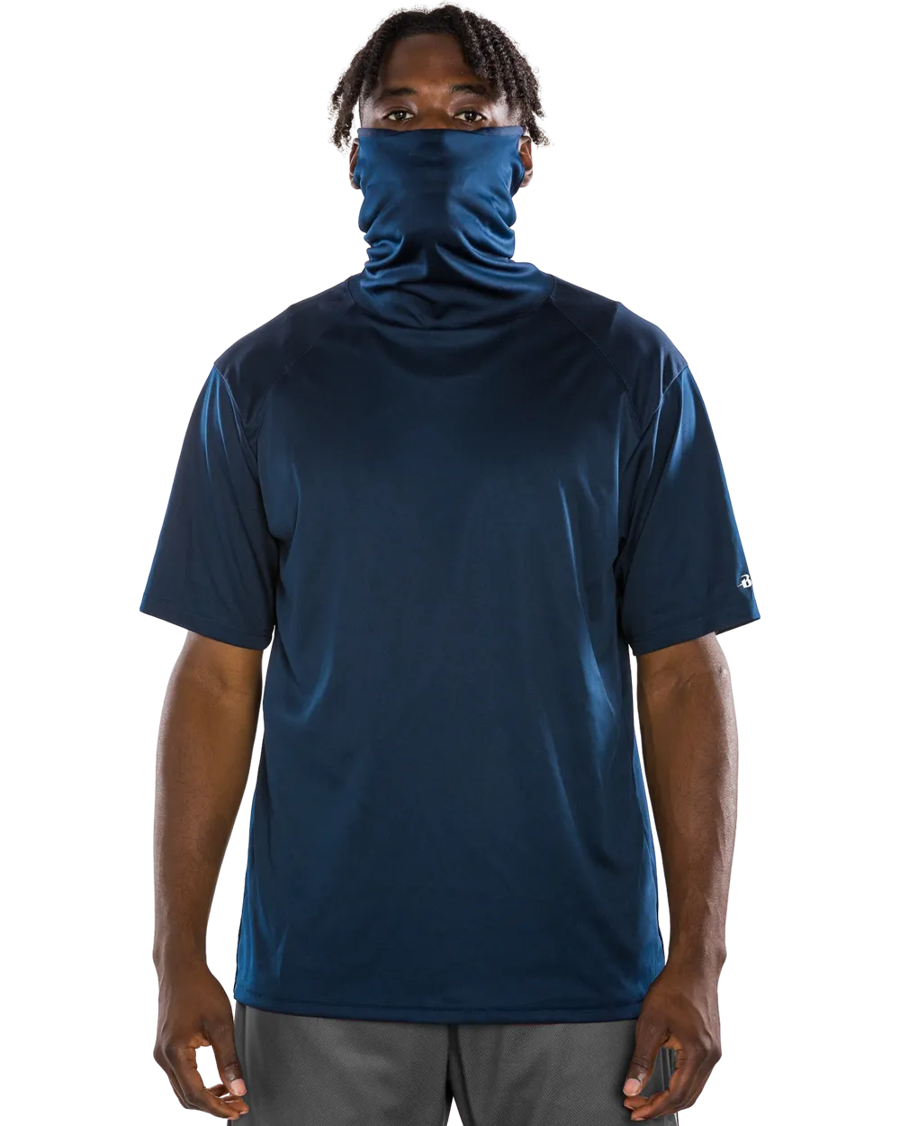 Badger Men's 2B1 Performance Tee with Mask