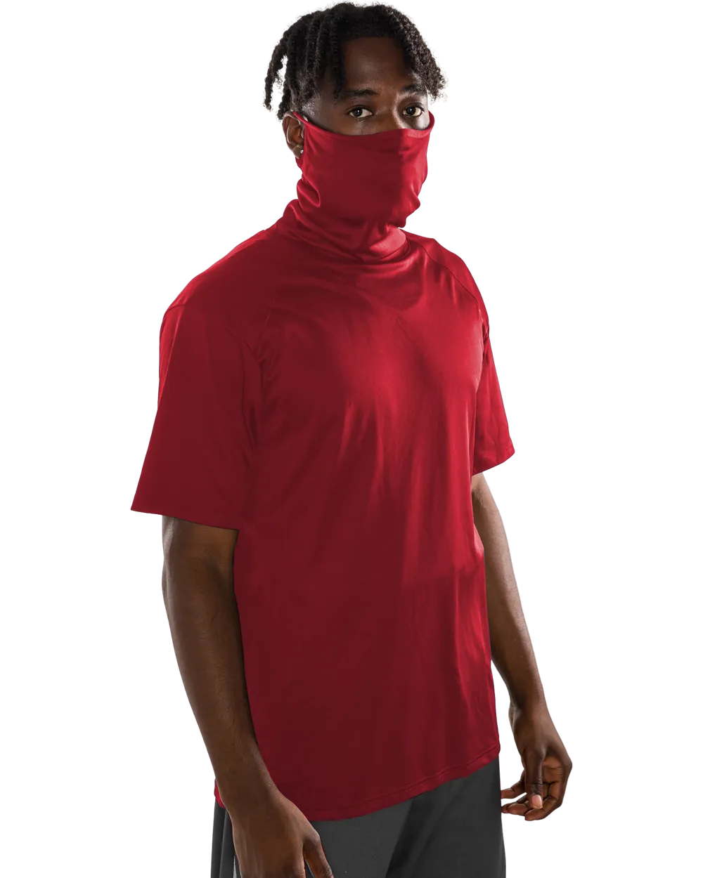 Badger Men's 2B1 Performance Tee with Mask
