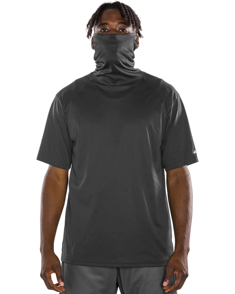 Badger Men's 2B1 Performance Tee with Mask