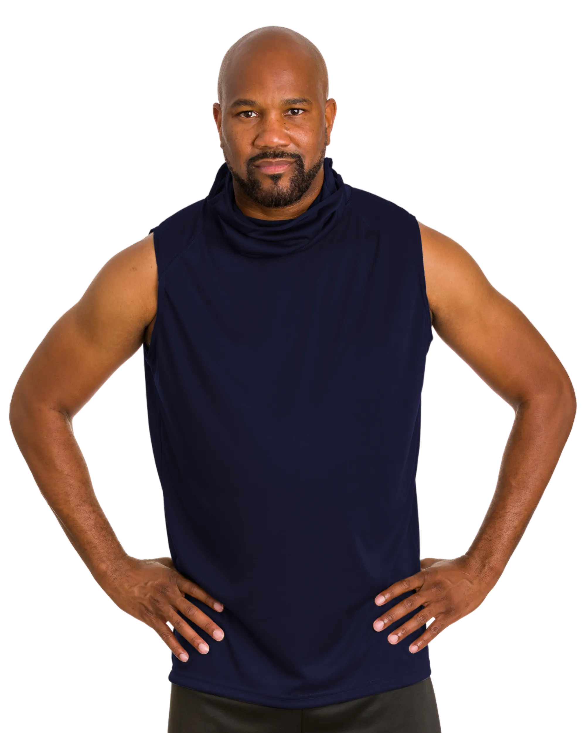 Badger Men's 2B1 Sleeveless Performance Tee with Mask