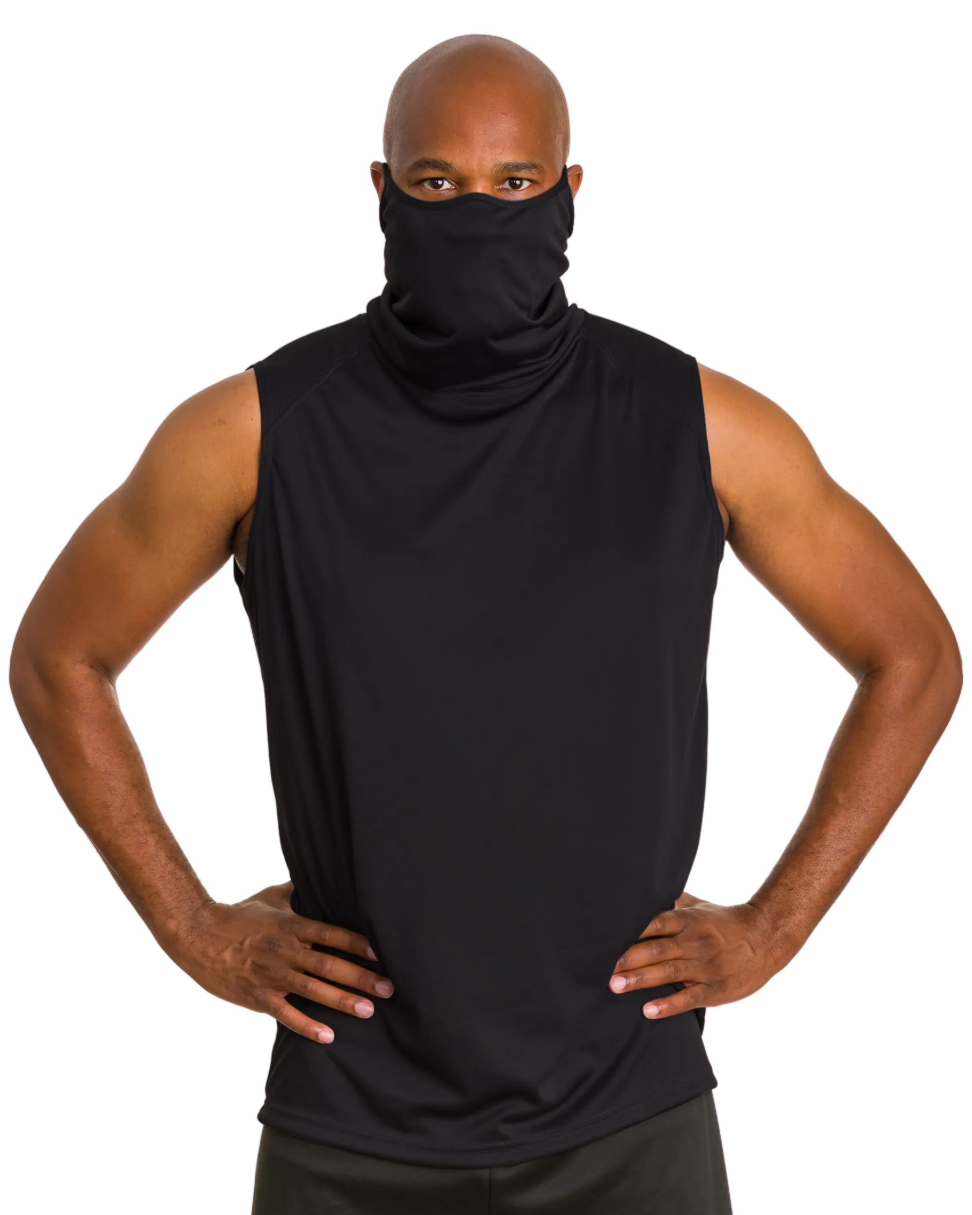 Badger Men's 2B1 Sleeveless Performance Tee with Mask