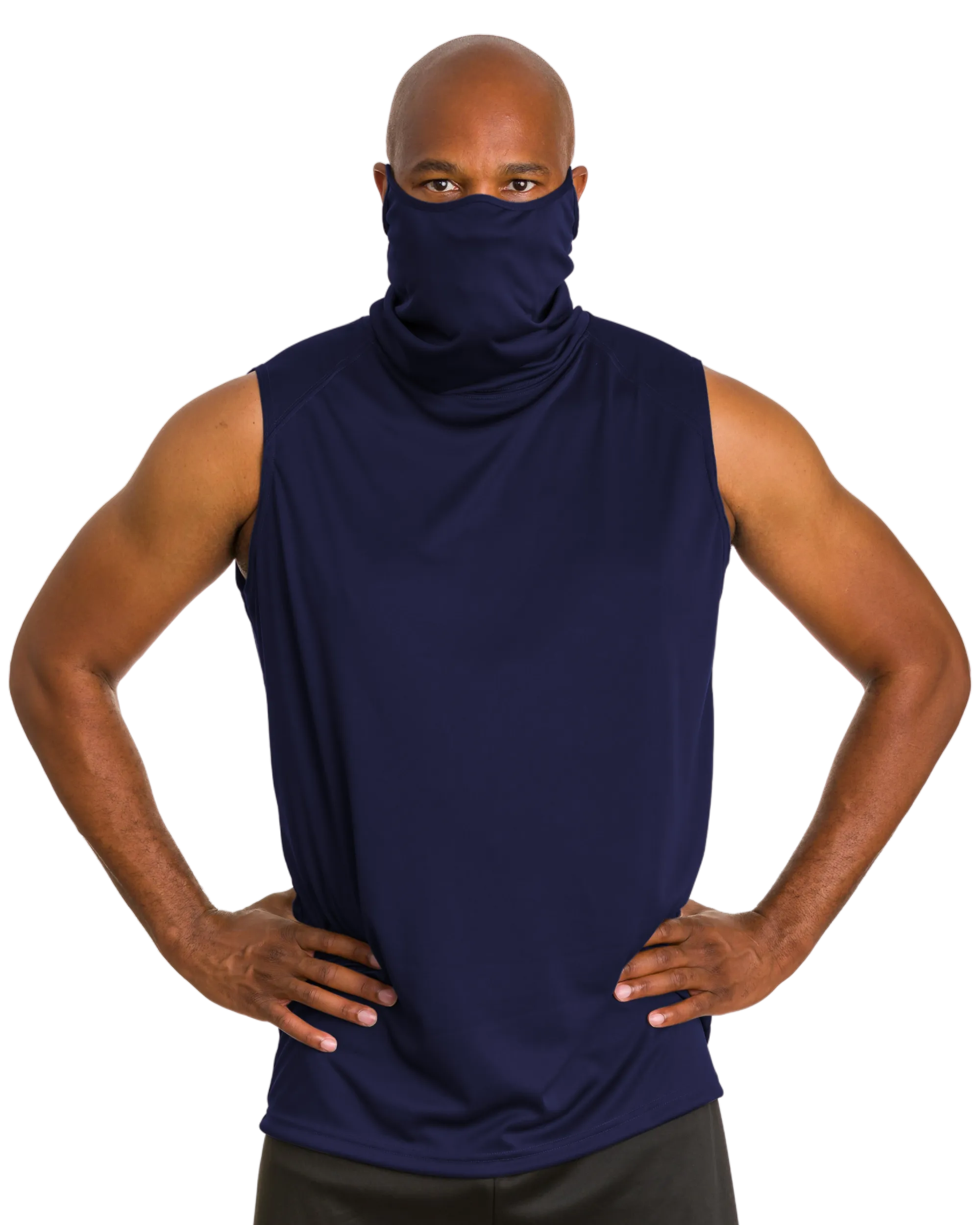 Badger Men's 2B1 Sleeveless Performance Tee with Mask