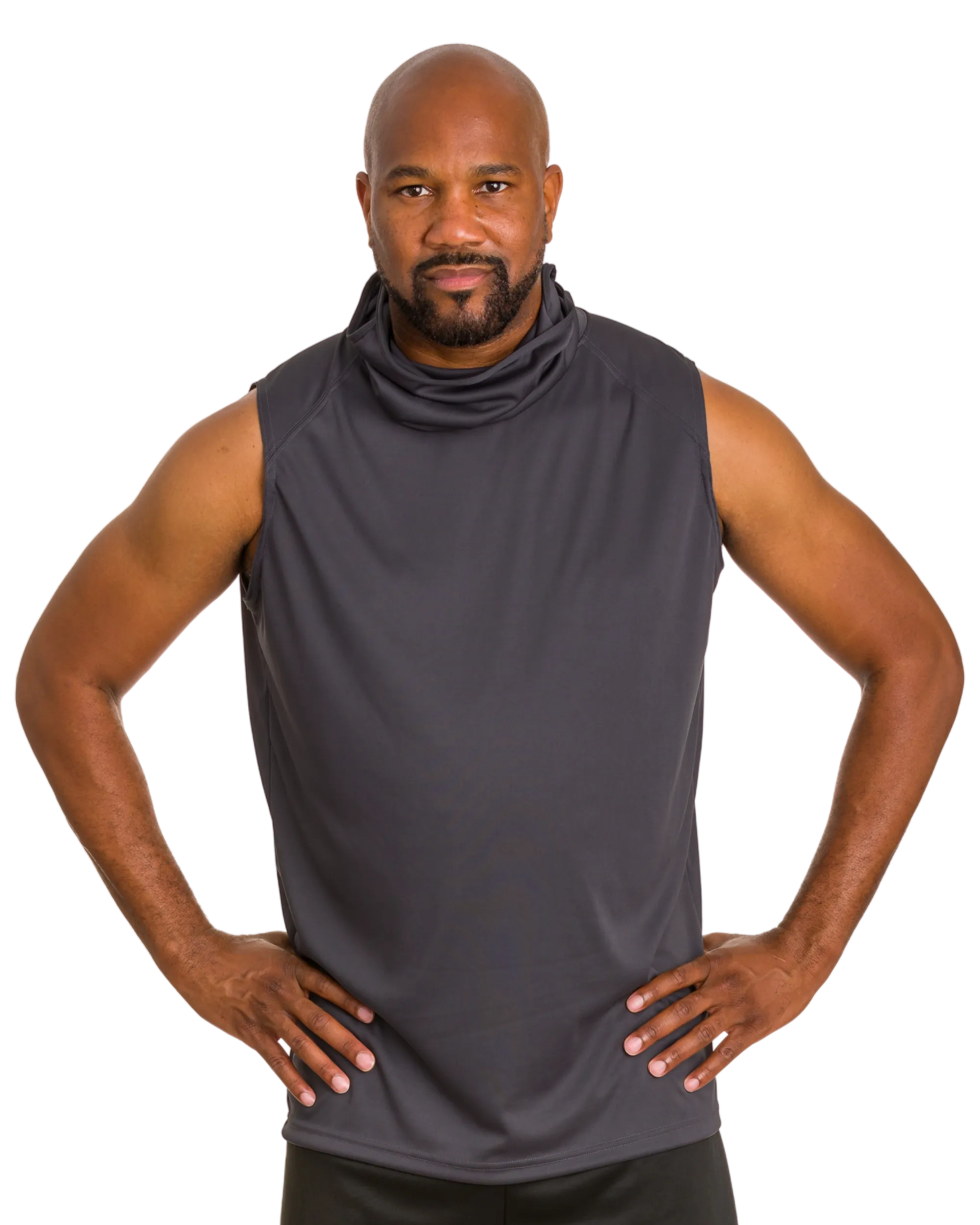 Badger Men's 2B1 Sleeveless Performance Tee with Mask