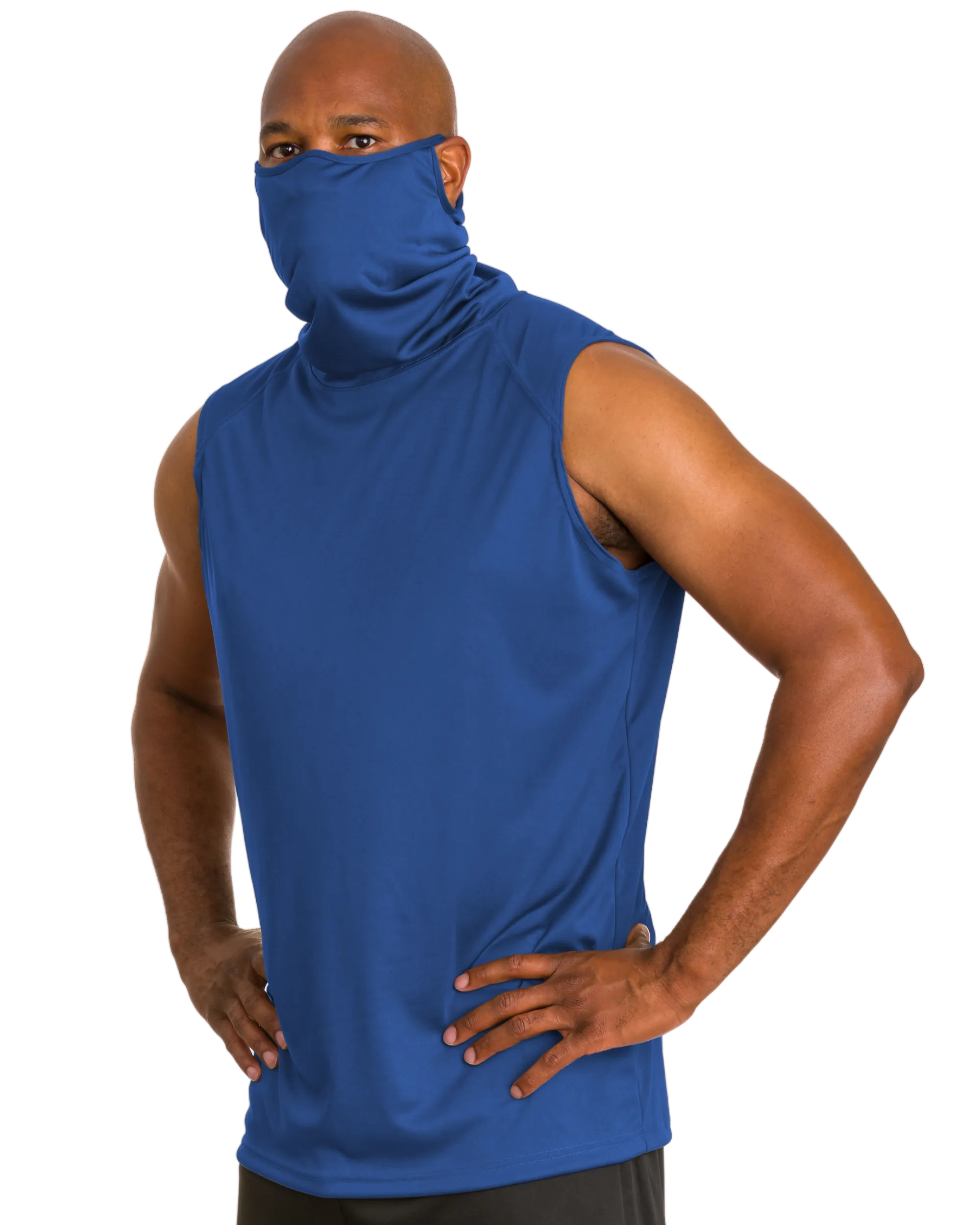 Badger Men's 2B1 Sleeveless Performance Tee with Mask
