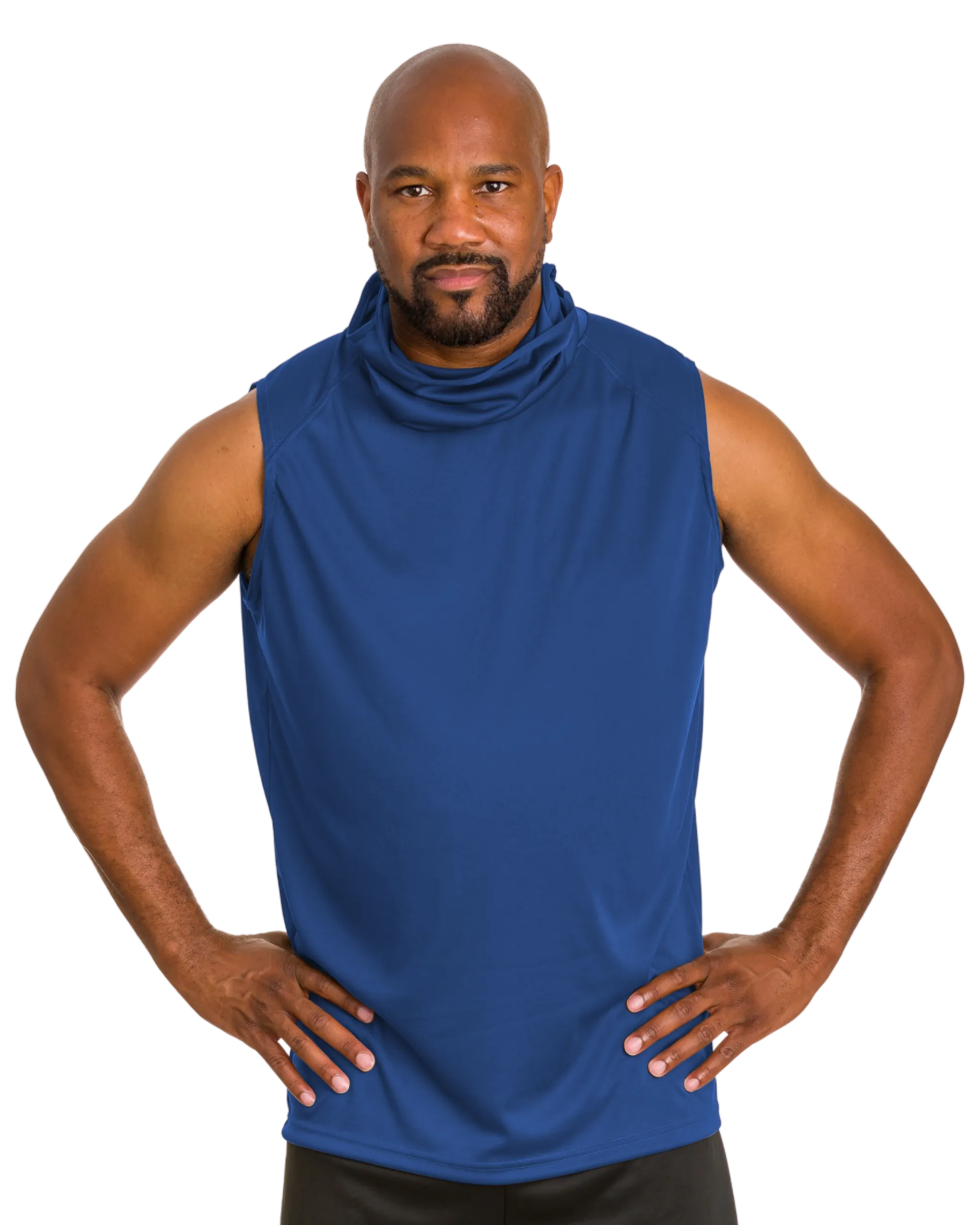 Badger Men's 2B1 Sleeveless Performance Tee with Mask