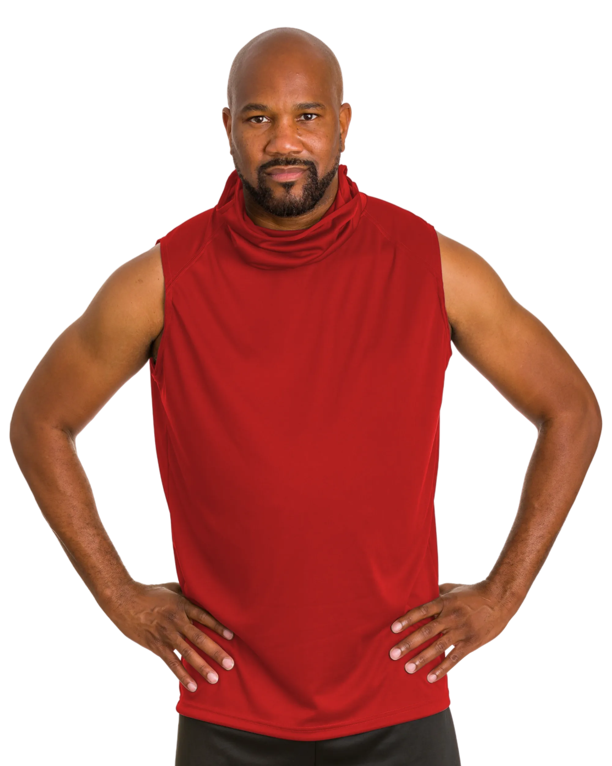 Badger Men's 2B1 Sleeveless Performance Tee with Mask