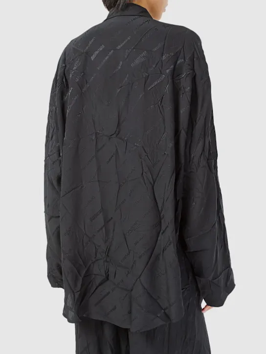 Balenciaga   Logomania jacquard shirt 