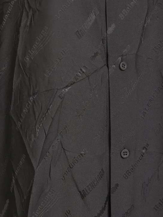 Balenciaga   Logomania jacquard shirt 