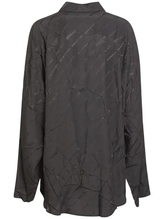 Balenciaga   Logomania jacquard shirt 