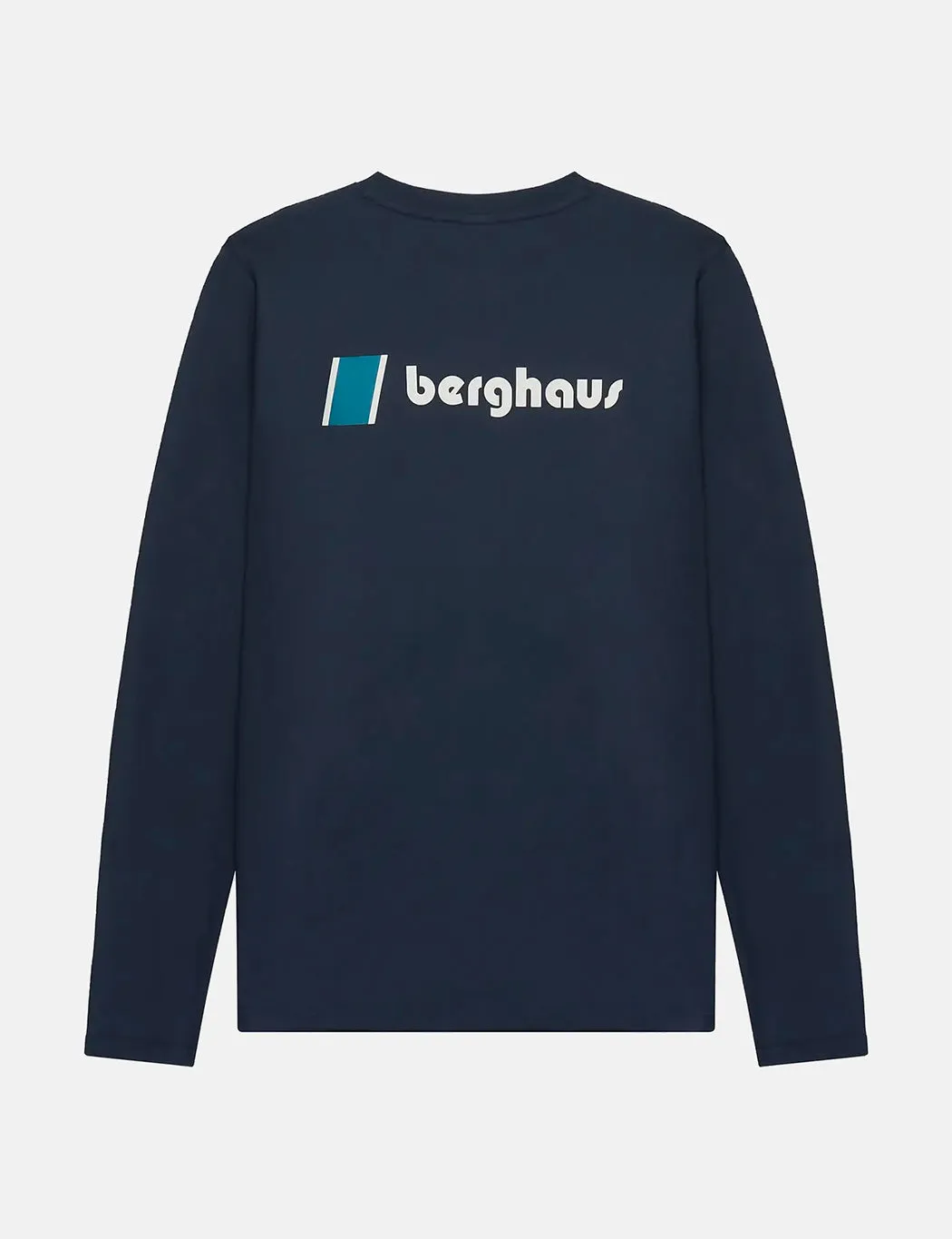 Berghaus Dean Street Heritage Front & Back Logo Long Sleeve T-Shirt - Blueberry