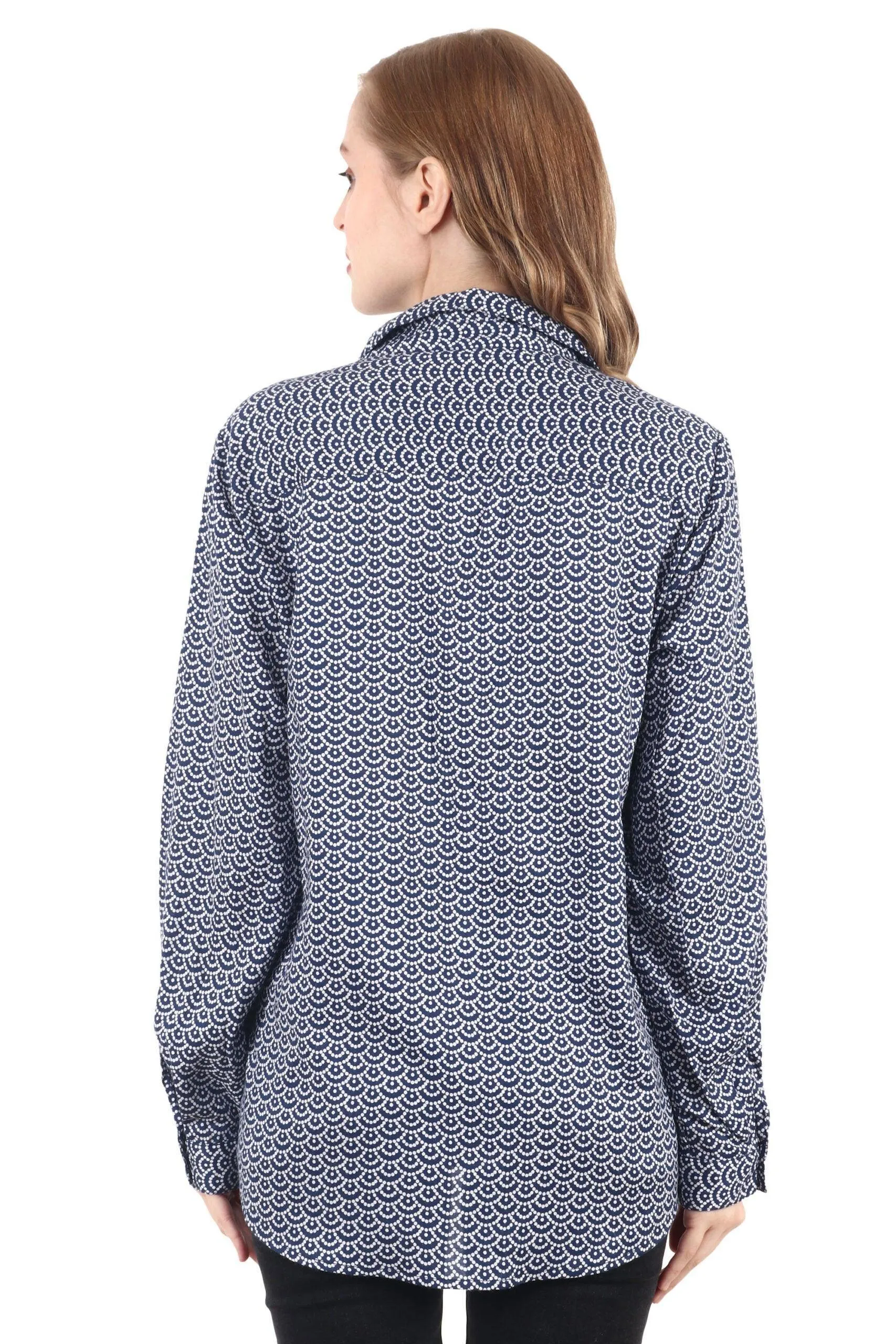 Blue Graphic Printed Shirt