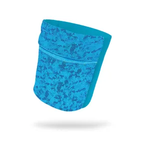 Blue Lagoon Shimmer Fashion and Aqua Wicking Armband 6.22" Height