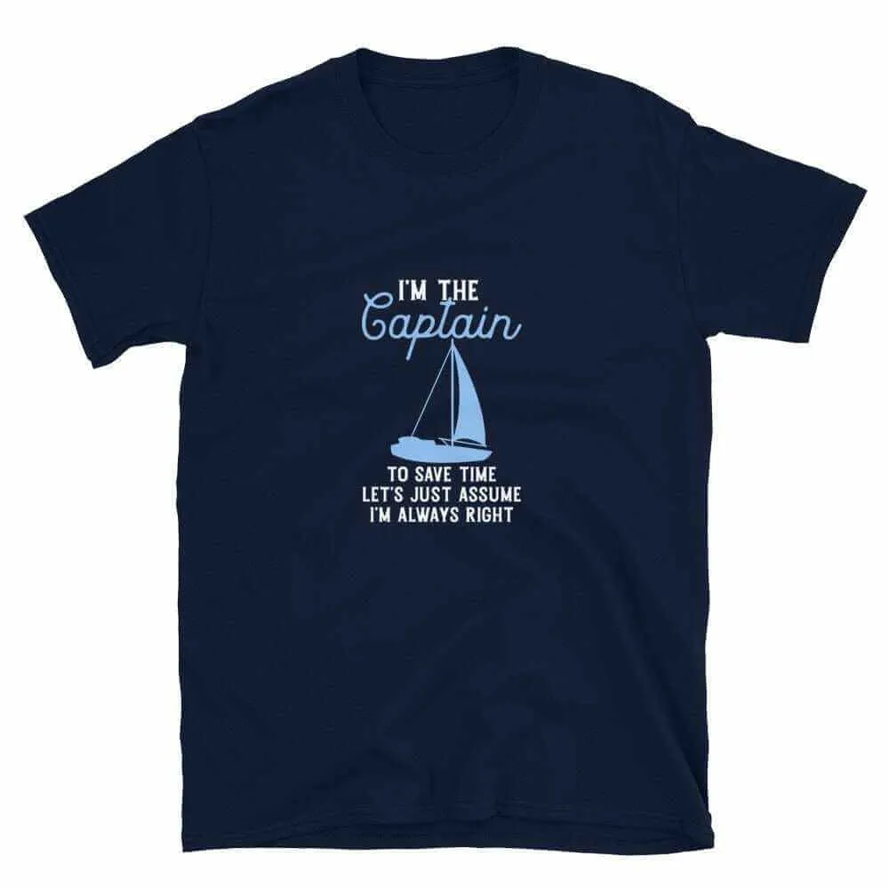 Boating Captain T-Shirt - I'm The Captain
