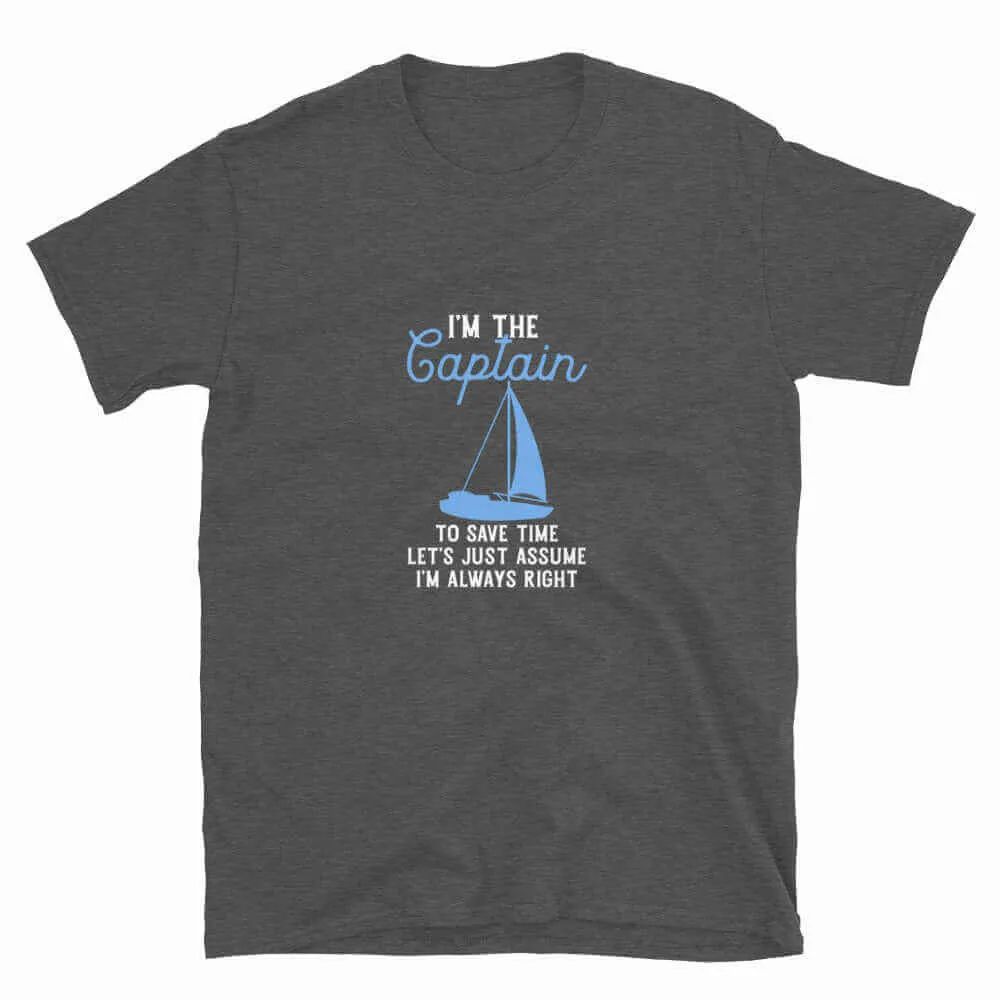 Boating Captain T-Shirt - I'm The Captain