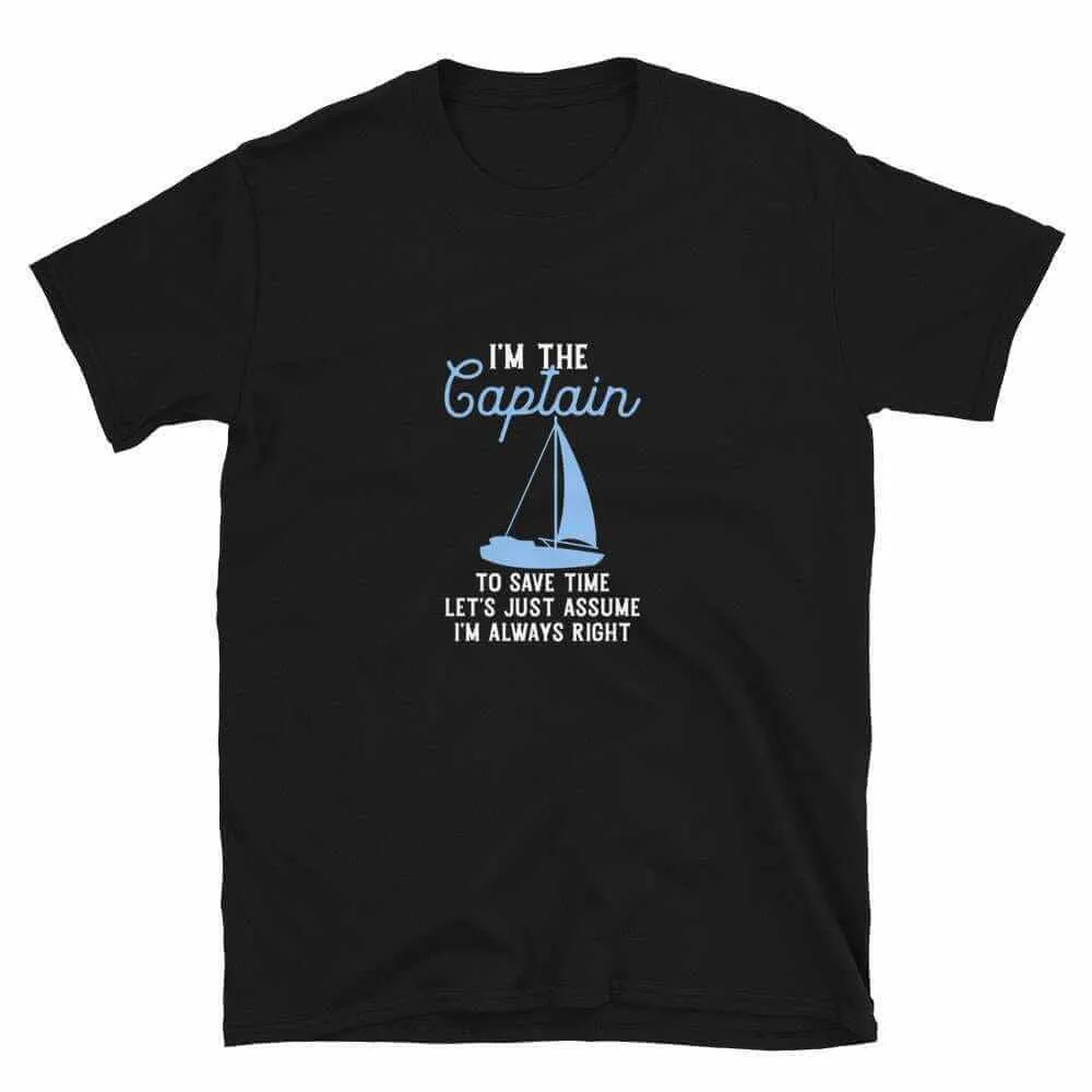 Boating Captain T-Shirt - I'm The Captain