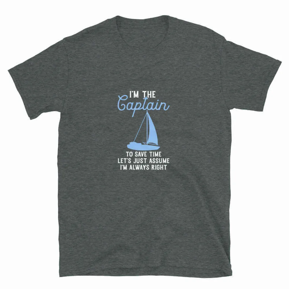 Boating Captain T-Shirt - I'm The Captain