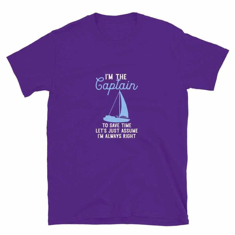 Boating Captain T-Shirt - I'm The Captain