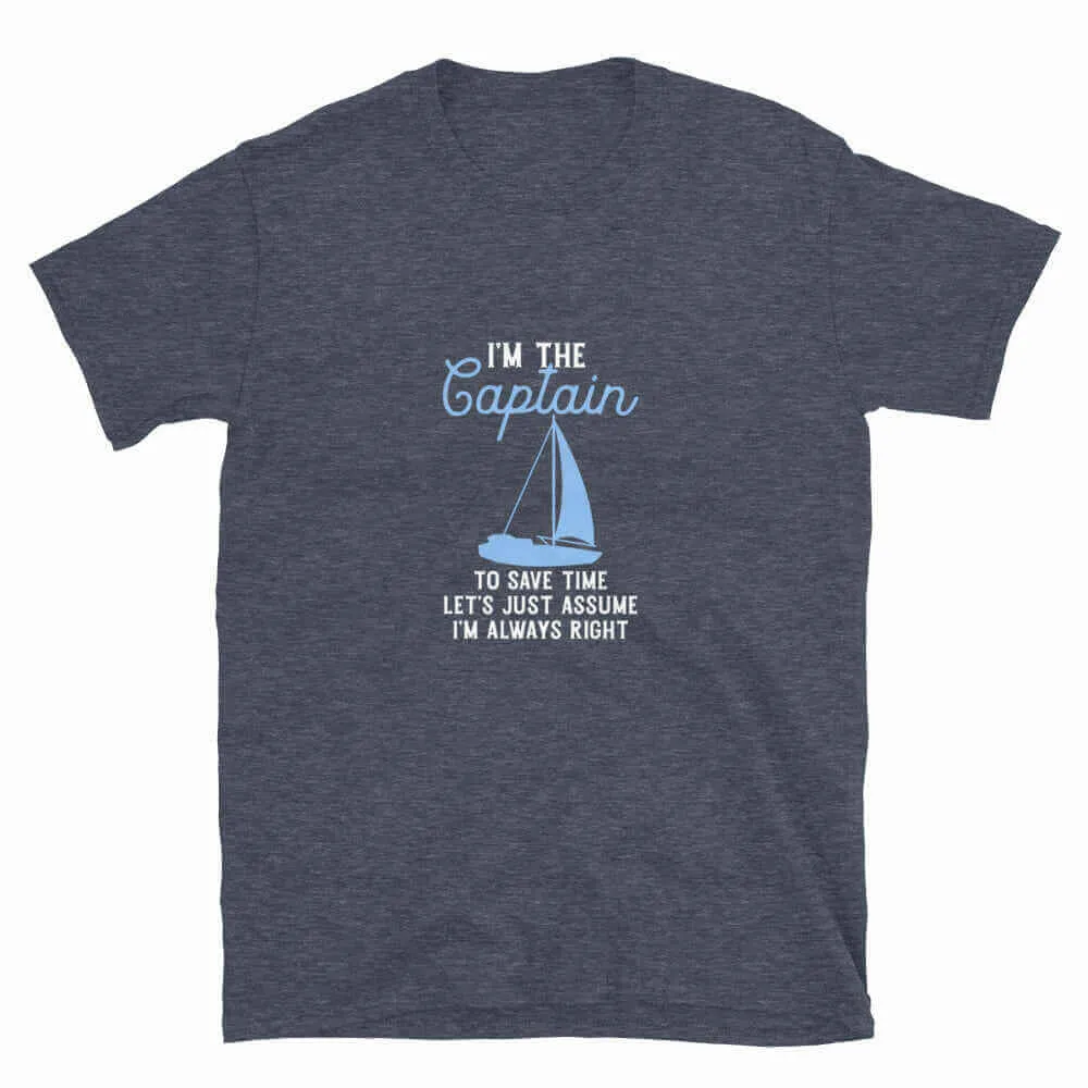 Boating Captain T-Shirt - I'm The Captain