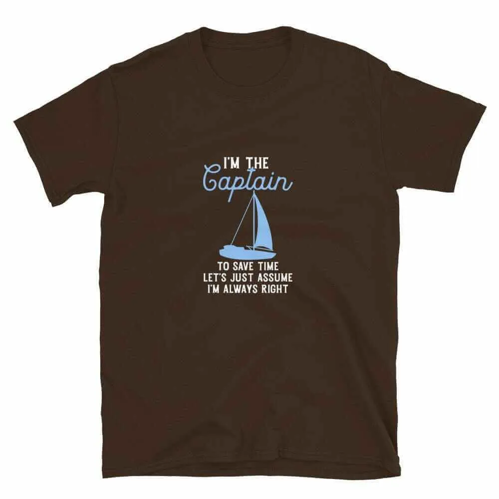 Boating Captain T-Shirt - I'm The Captain