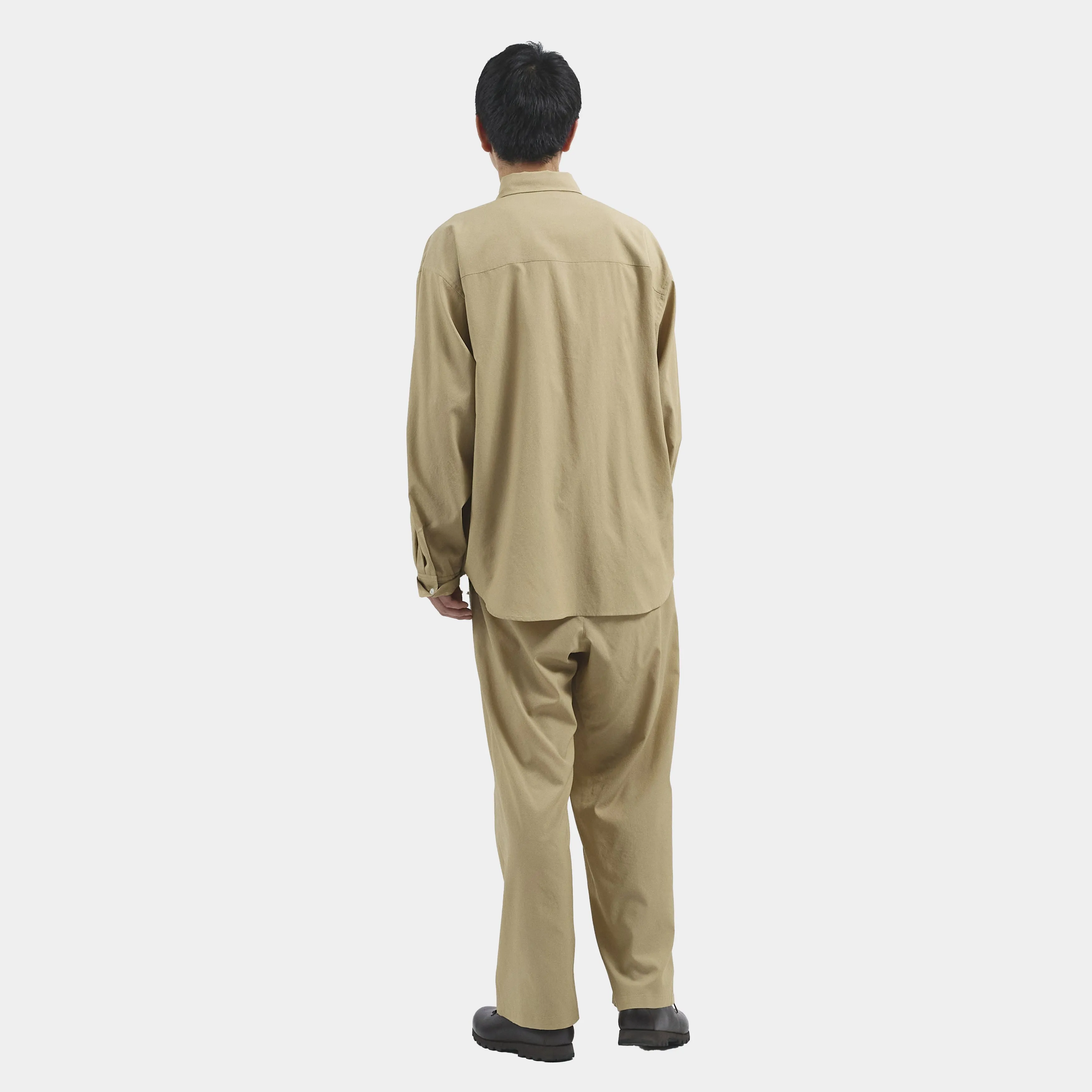 Breathable Side Slit L/S SH(Off Black)/MW-SH25105