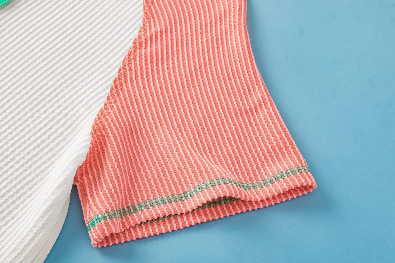 Button Down Ribbed Henley