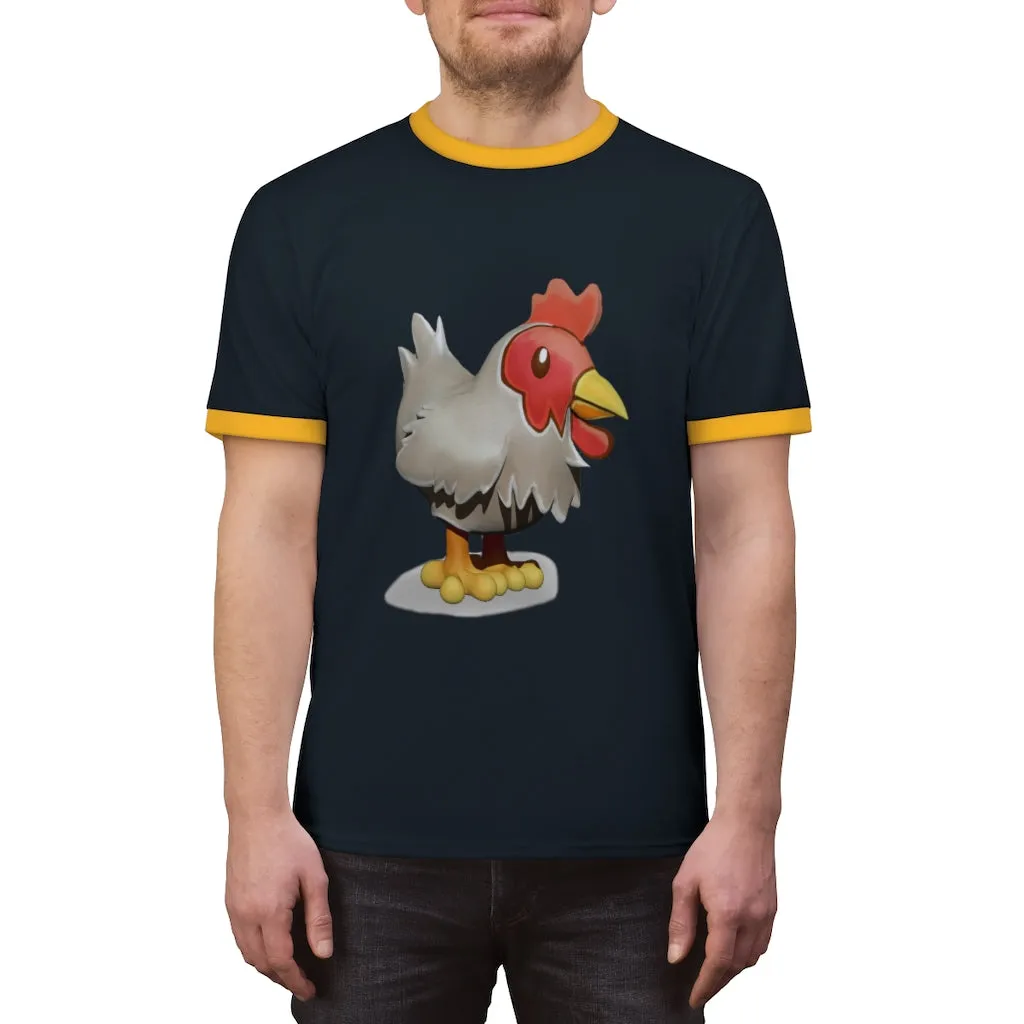 Chicken Unisex Ringer Tee