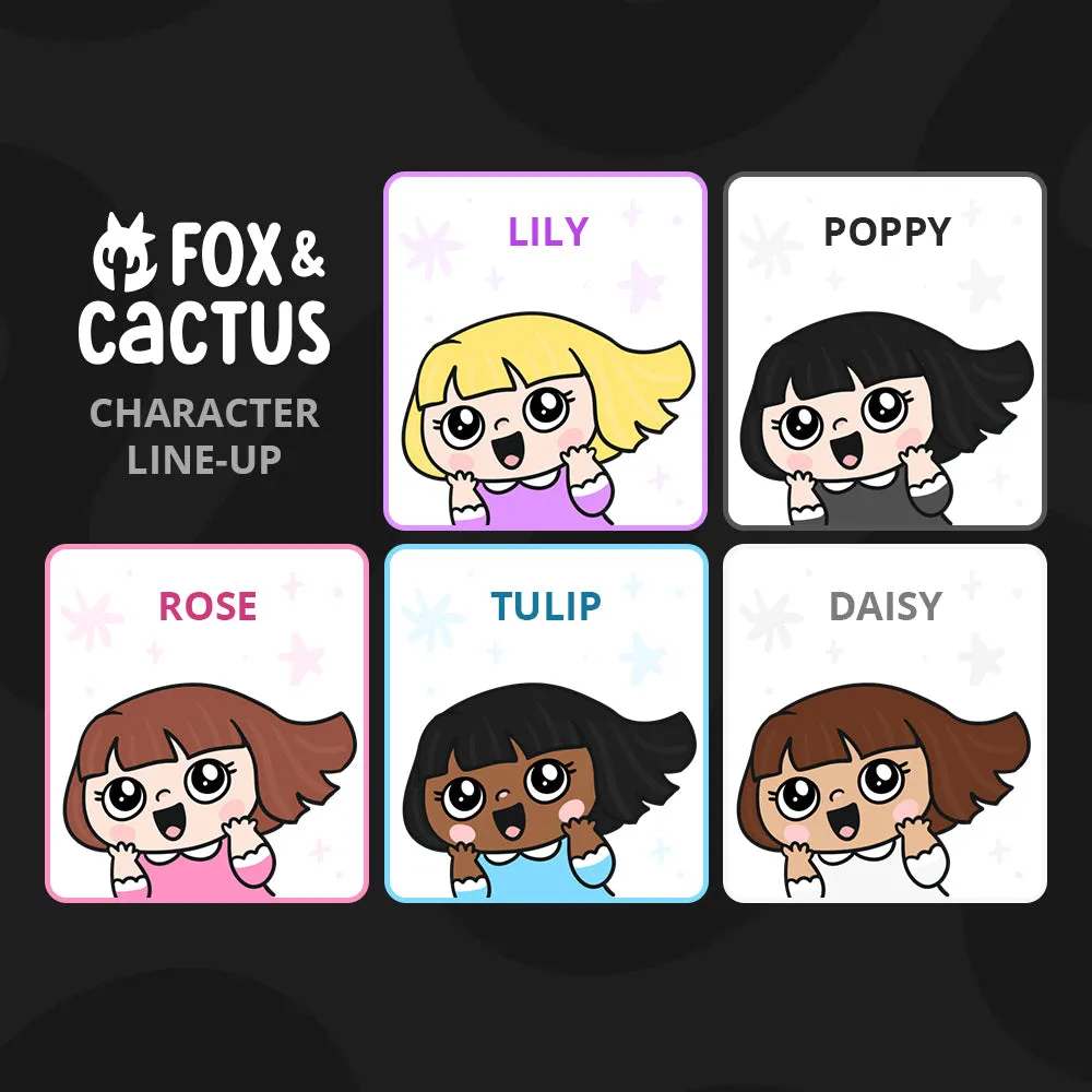 Cosy Coffee Kawaii Girl Stickers