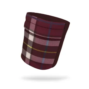 Crimson Plaid Wicking Armband 6.22" Height