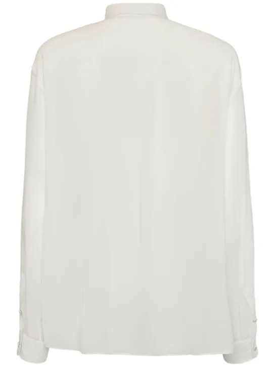 Dolce&amp;Gabbana   Silk georgette long sleeves shirt 