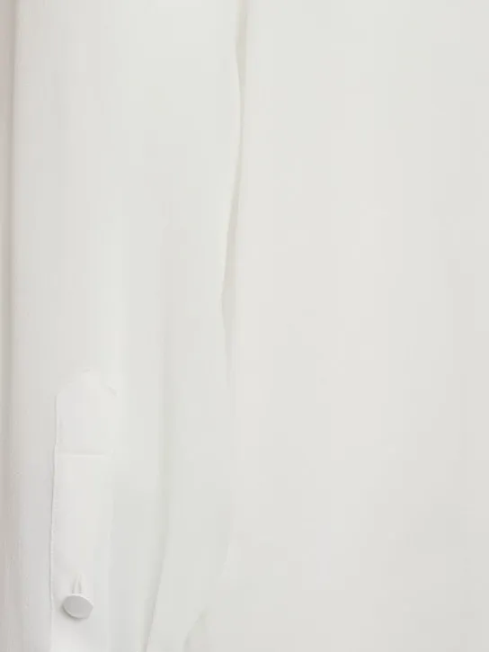 Dolce&amp;Gabbana   Silk georgette long sleeves shirt 