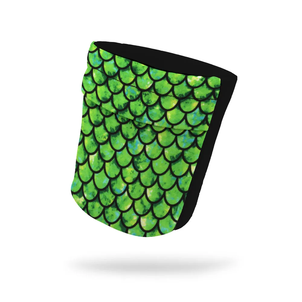 Dragon Green Fashion and Black Wicking Armband 6.22" Height