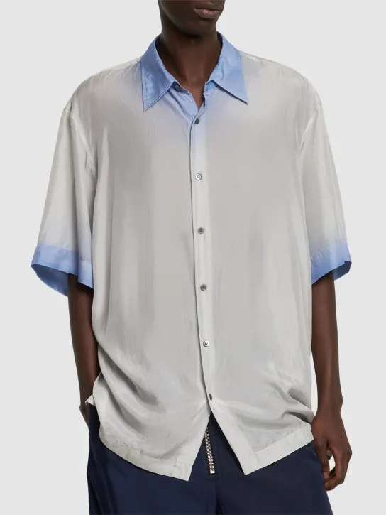 Dries Van Noten   Cassidye silk short sleeved shirt 