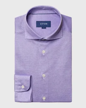 ETON 10000264274 VIOLET SLIM SC PIQUE SHIRT