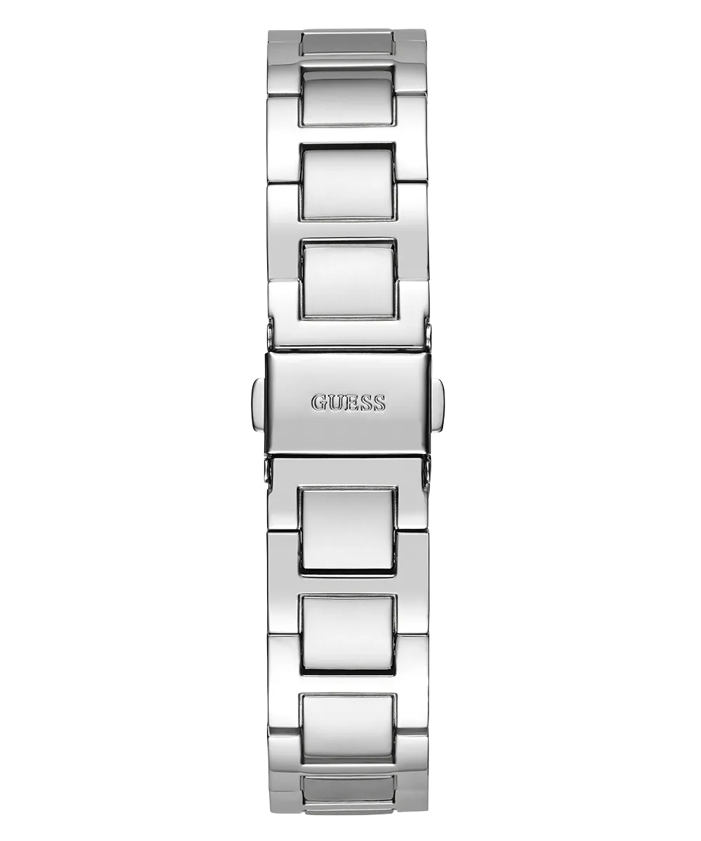 GUESS Ladies Silver Tone Analog Watch