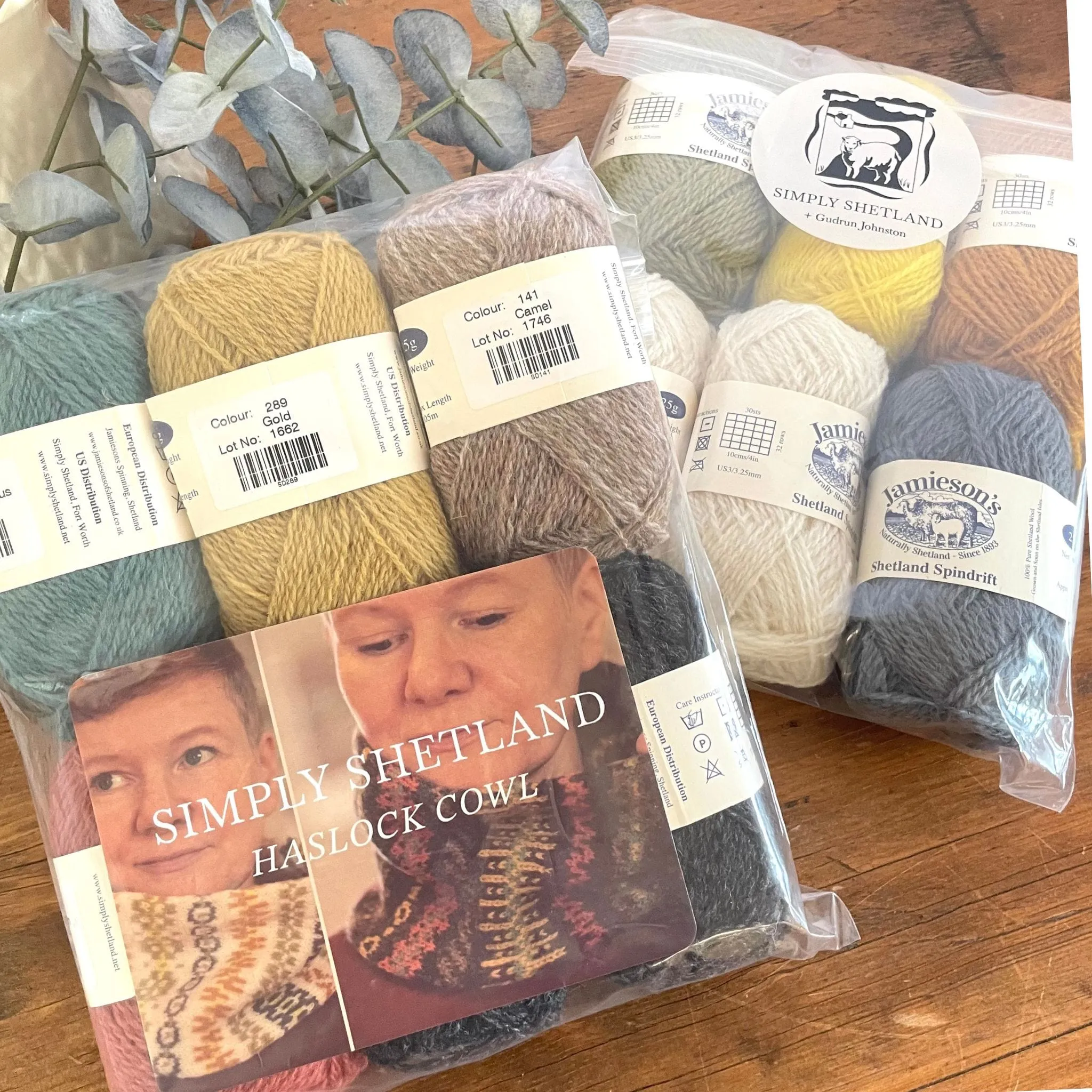 Haslock Cowl by Gudrun Johnston in Spindrift