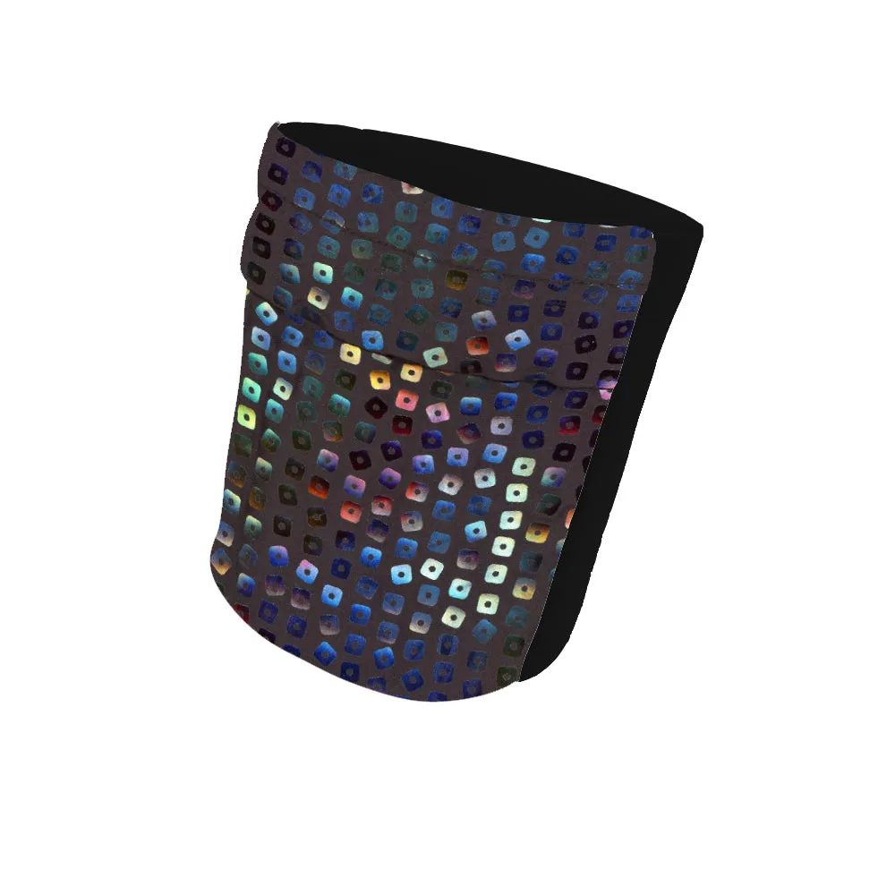 Iridescent Sequins Wicking Armband 6.22" Height