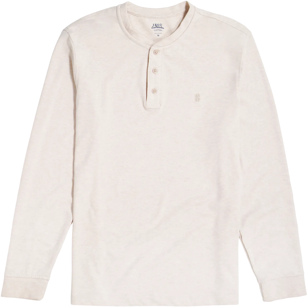 IZOD Mens Saltwater Long Sleeve Henley Shirt