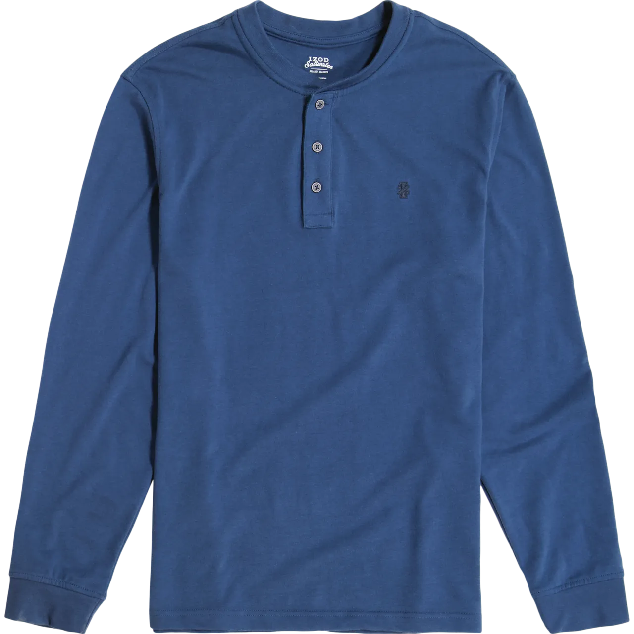 IZOD Mens Saltwater Long Sleeve Henley Shirt