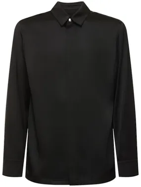 Jil Sander   Silk &amp; viscose fluid shirt 