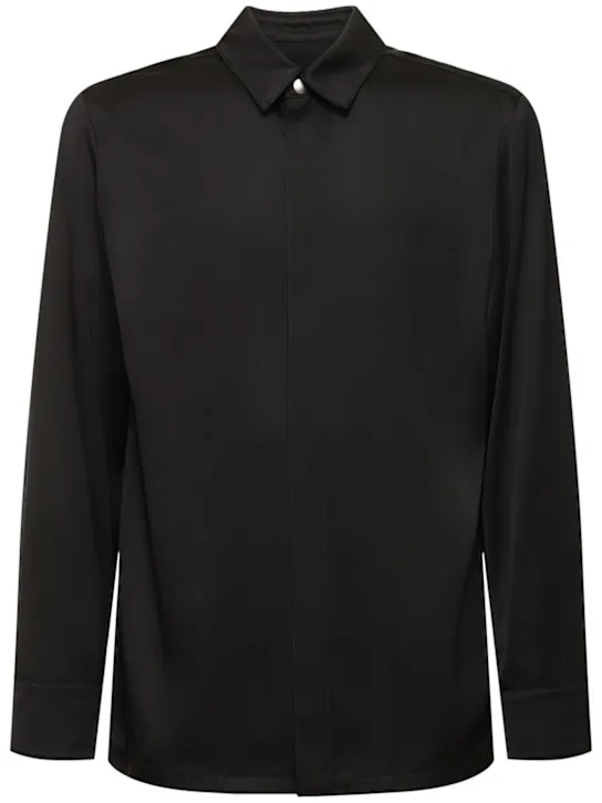 Jil Sander   Silk &amp; viscose fluid shirt 