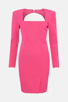 Karen Millen Corset Waist Open Back Mini Dress